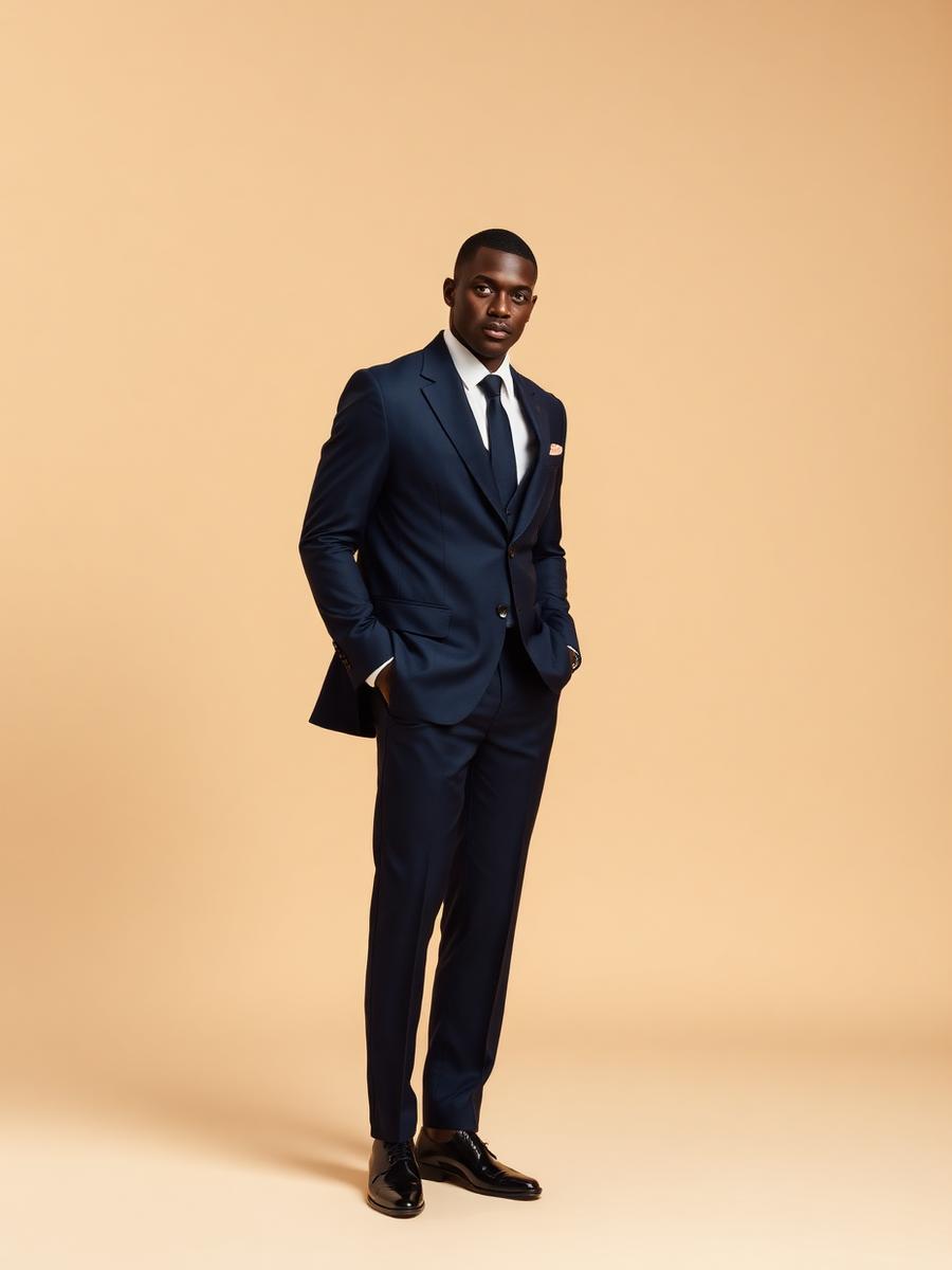 Classic Navy Two-Piece Suit
